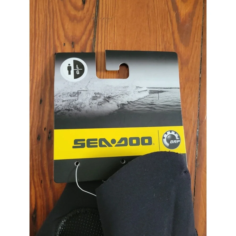 Sea Doo Neoprene Riding Gloves Palm Grip Unisex Size L Water Sport Protection SP